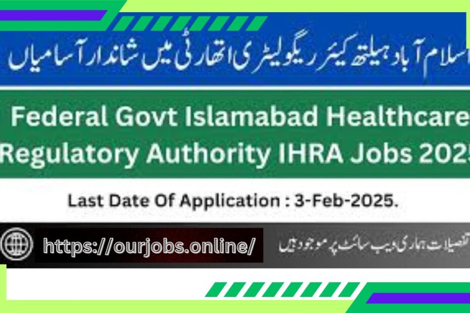 Latest IHRA JOBS 2025 | IHRA Pakistan