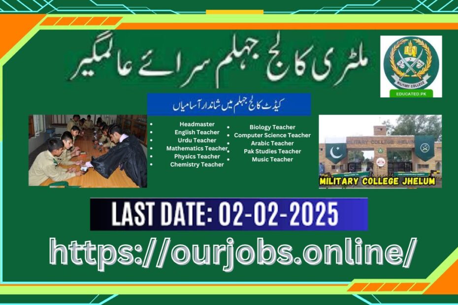 Latest Military College Jhelum Jobs 2025 | Pak Army College