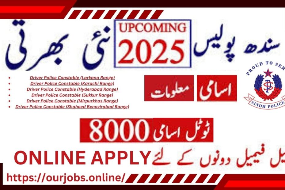 Latest Sindh Police Jobs 2025 | The Sindh Police Department